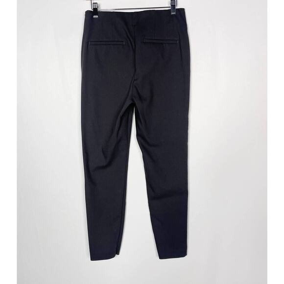 LOFT Size 8 Charcoal Gray High Waist Skinny Pants Cotton Stretch Work Office - Picture 2 of 8